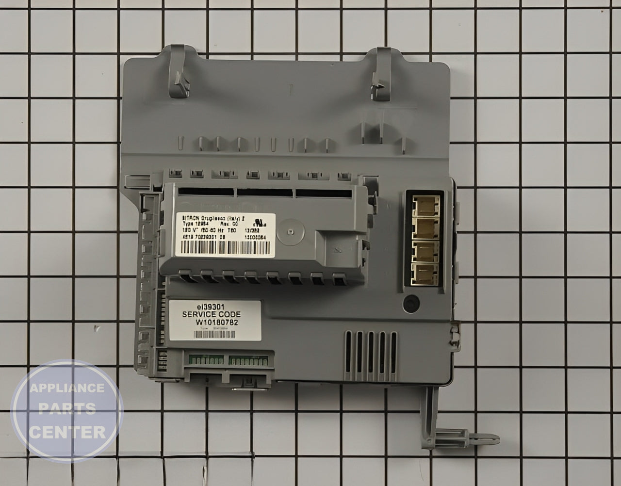 Whirlpool Control Board WPW10180782 - Main view showing Circuit Board & Timer for various Whirlpool models