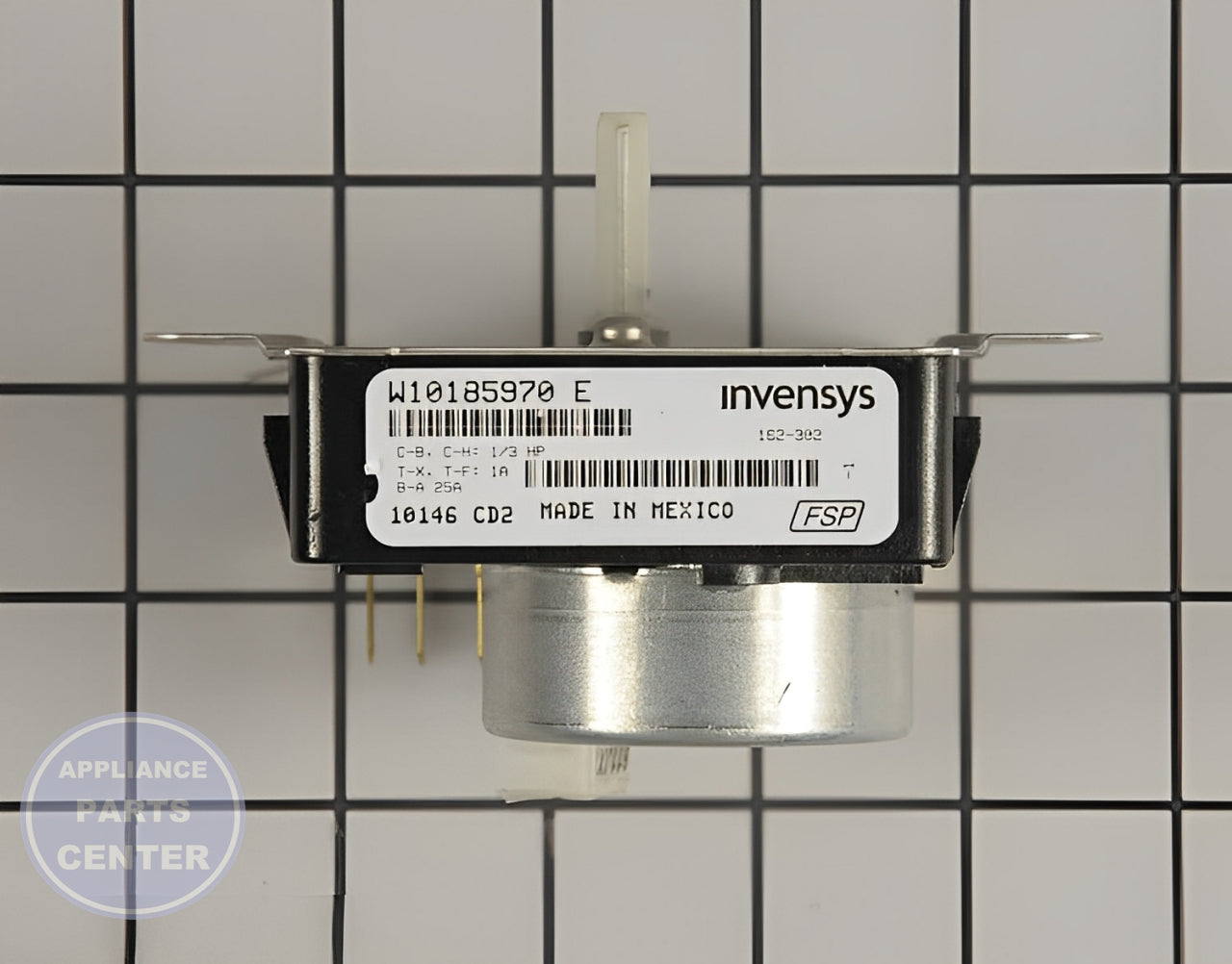 WHIRLPOOL TIMER WPW10185970 - Main view showing circuit board for WPL Dryer models