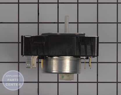 WHIRLPOOL TIMER WPW10185982 - Side view with circuit board and timer specs