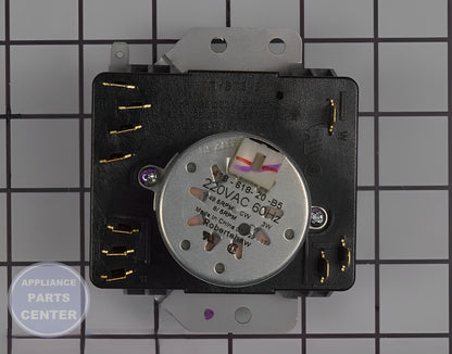 WHIRLPOOL TIMER WPW10185982 - Installation in WPL Dryer showing mounting points