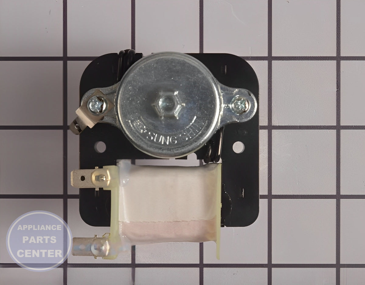 WHIRLPOOL Refrigerator Evaporator Fan Motor WPW10189703 - Detailed view of motor technical details