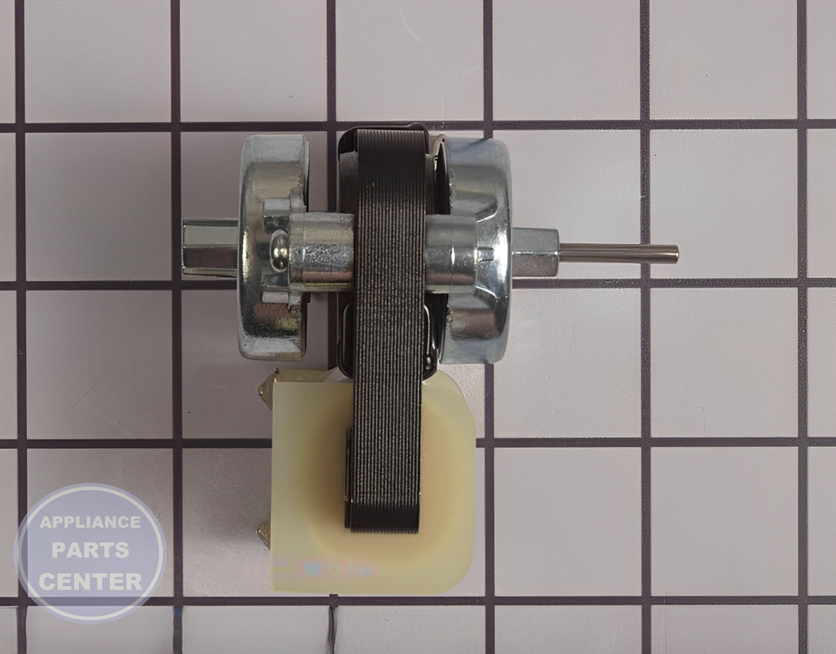 WHIRLPOOL Refrigerator Evaporator Fan Motor WPW10189703 - Installation in WPL Refrigerator showing key mounting points