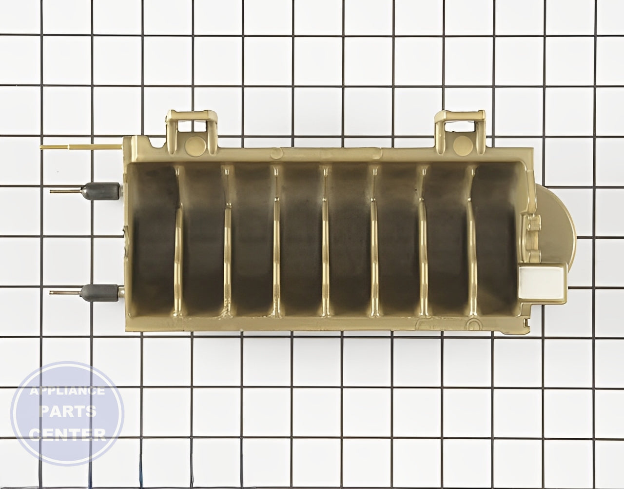 Amana Ice Maker Mold and Heater WPW10190929 - Main view showing ice production capacity for Amana, Maytag, Whirlpool models