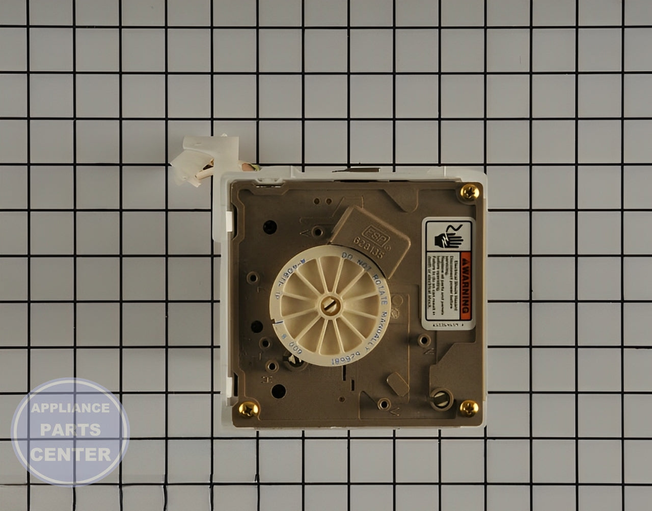 Whirlpool Refrigerator Ice Maker Assembly WPW10190965 - Side view with seamless installation specs