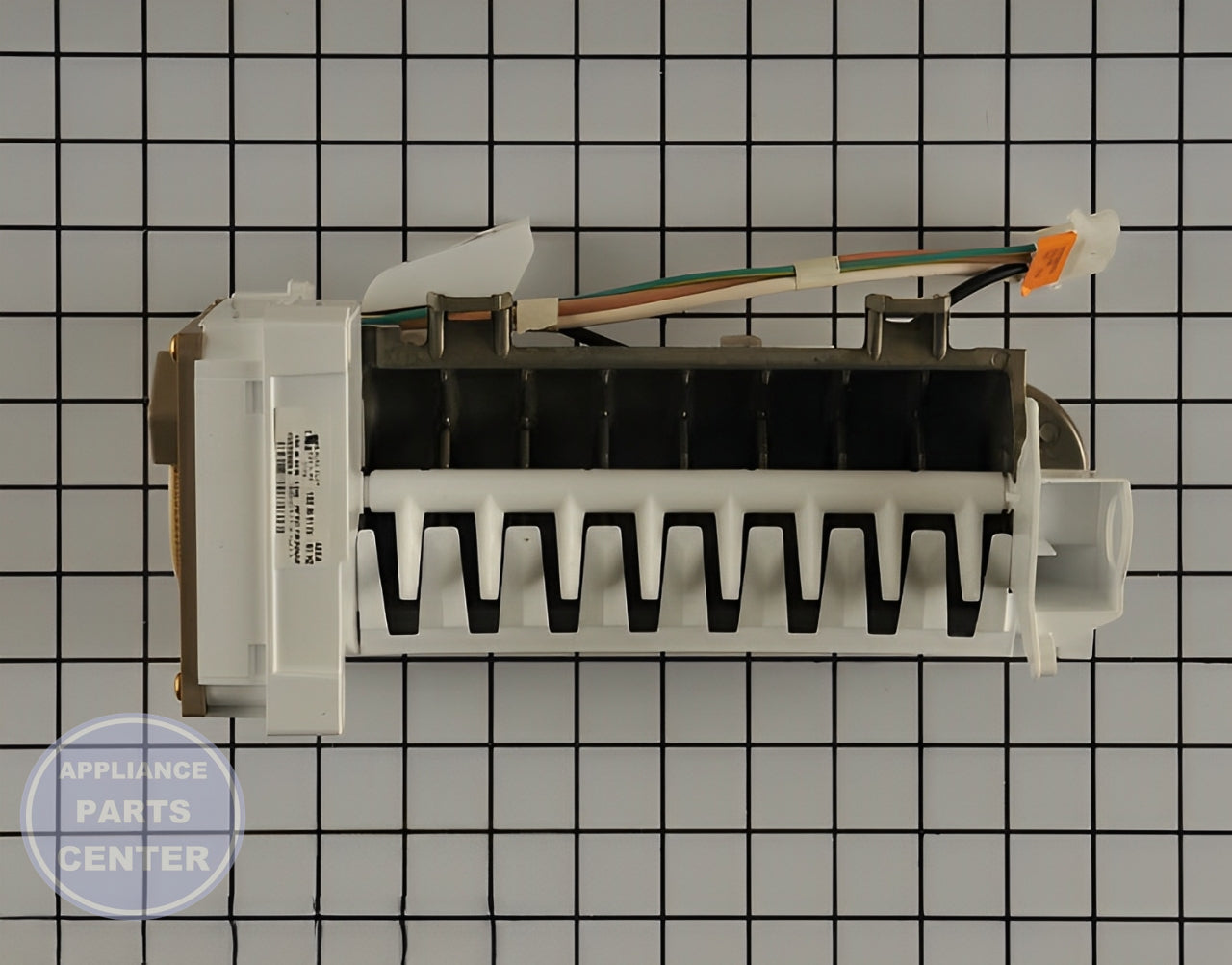 Whirlpool Refrigerator Ice Maker Assembly WPW10190965 - Main view showing efficient ice production for various models