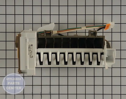 Whirlpool Refrigerator Ice Maker Assembly WPW10190965 - Main view showing efficient ice production for various models
