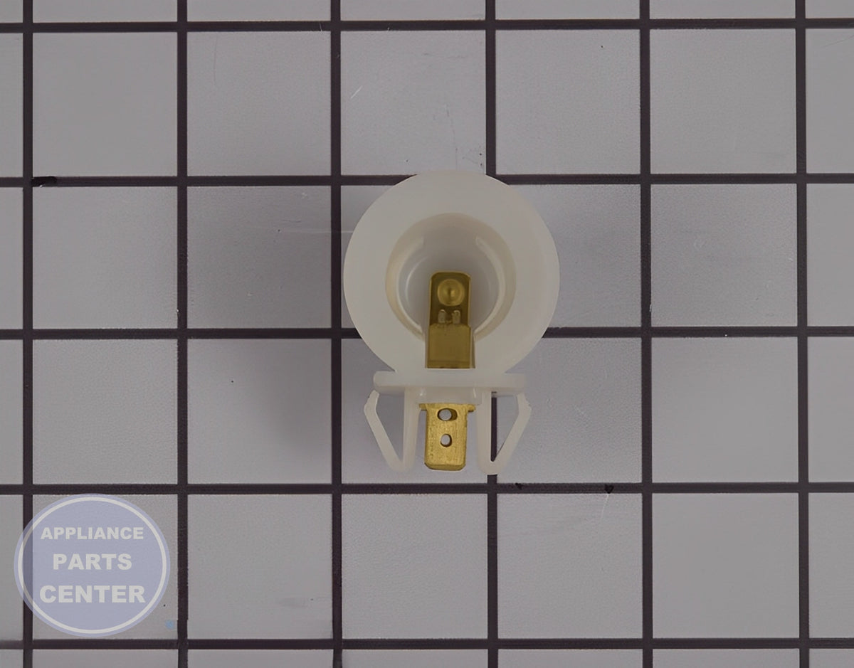 WHIRLPOOL REFRIGERATOR SOCKET WPW10191429 - Side view with standard lighting specs