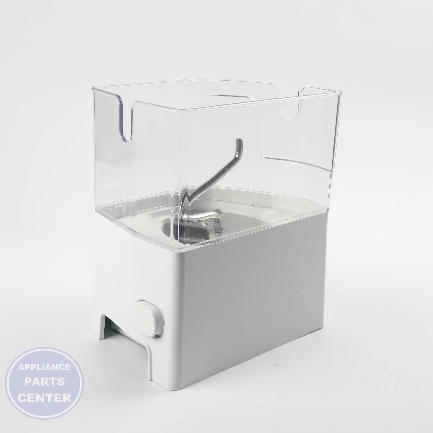 ICE-CONTNR WPW10191430 - Side view with 20 lbs ice capacity specs