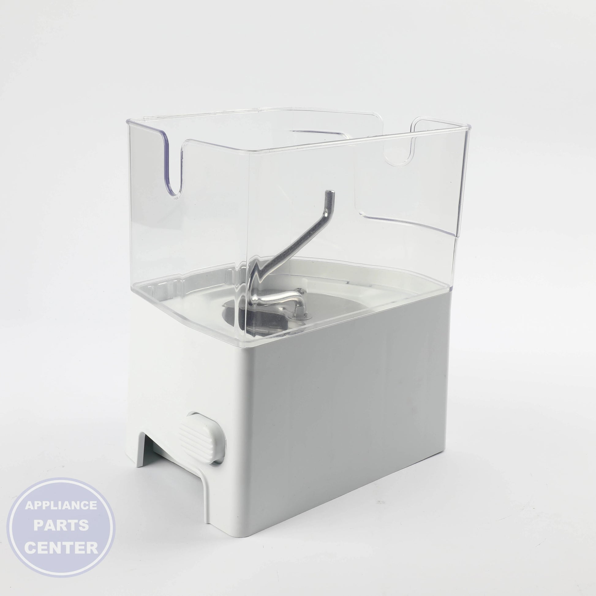 ICE-CONTNR WPW10191430 - Side view with 20 lbs ice capacity specs