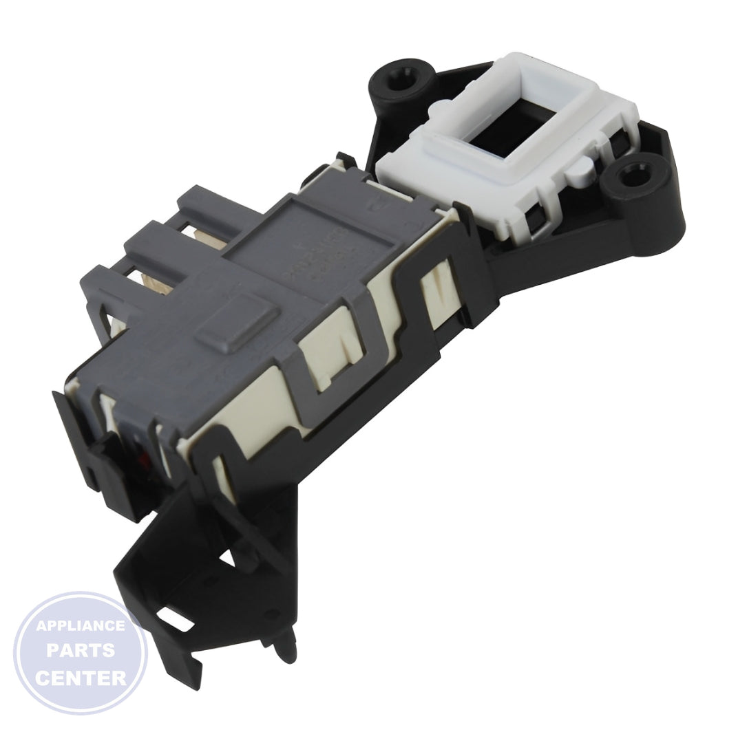 WHIRLPOOL LATCH WPW10192995 - Detailed view of secure locking mechanism