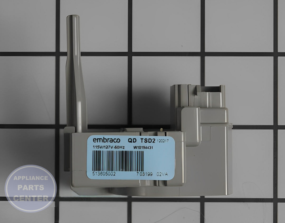 WHIRLPOOL START DEVICE WPW10194431 - Detailed view of sealed system specifications