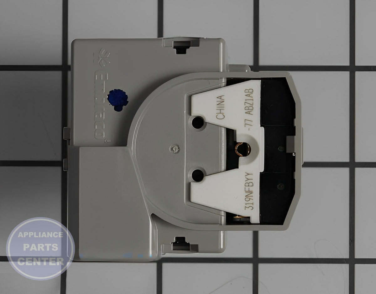 WHIRLPOOL START DEVICE WPW10194431 - Side view with compressor specs