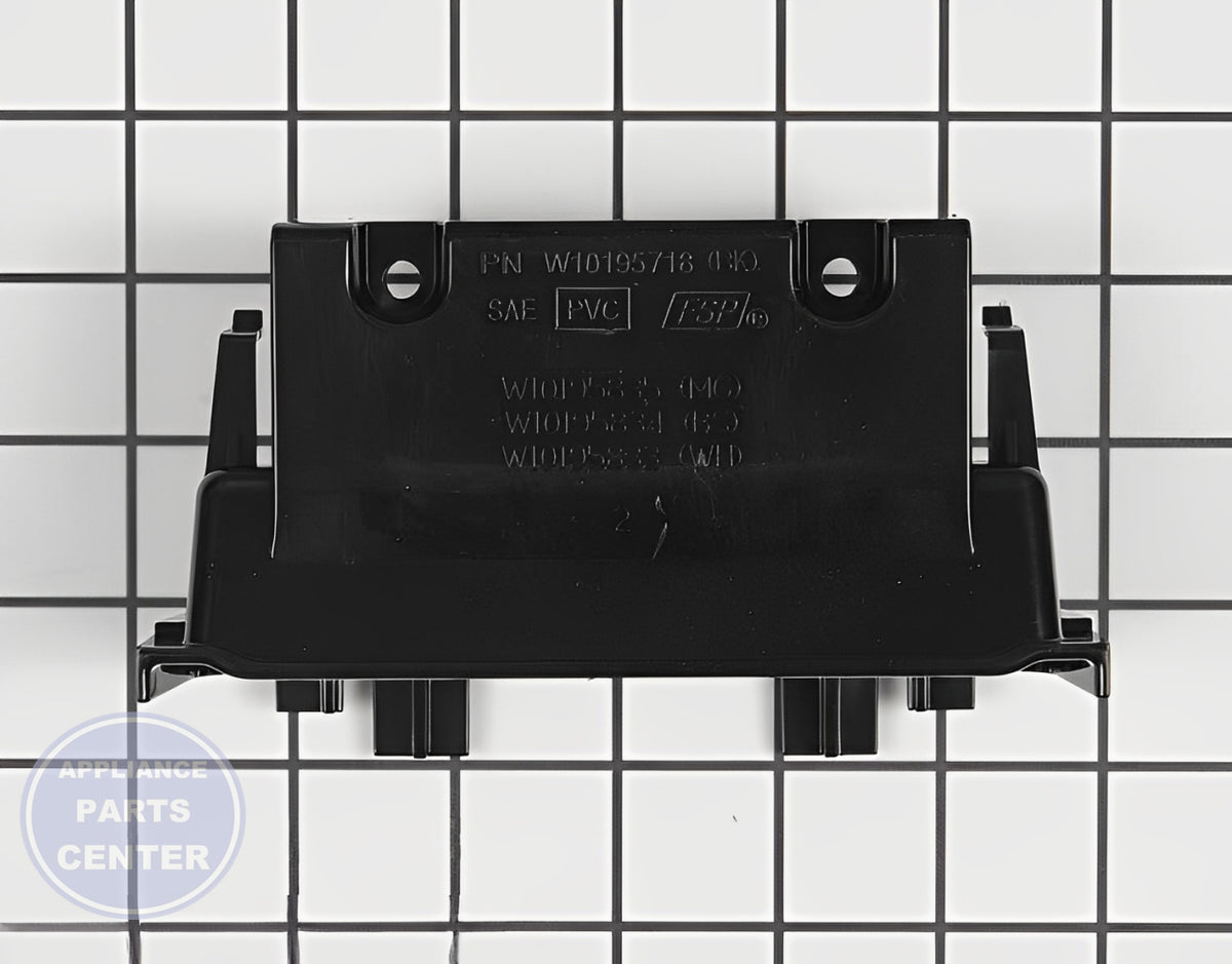 Whirlpool Dishwasher Handle WPW10195718 - Main view showing ergonomic grip for WPL Dishwasher models
