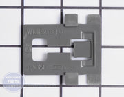 WHIRLPOOL DISHWASHER ADJUSTER ARM POSITIONER CLIP WPW10195840 - Main view showing secure adjuster arm positioning for various WPL models