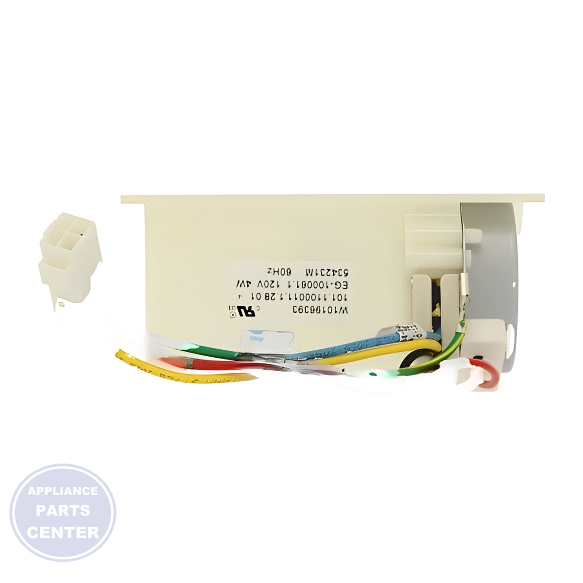 Whirlpool Control Damper WPW10196393 - Installation in specific model showing key mounting points