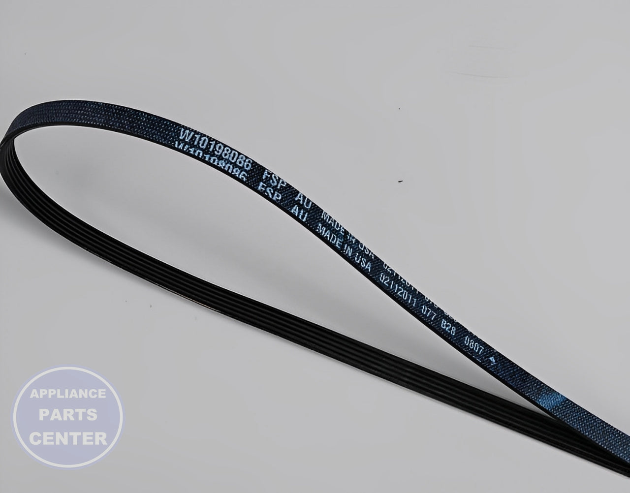 WHIRLPOOL DRYER DRIVE BELT WPW10198086 - Main view showing durability for Whirlpool dryer models