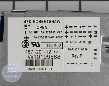 Timer WPW10199588 - Detailed view of Circuit Board design