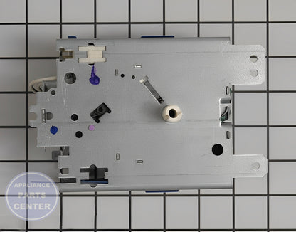 Amana Timer WPW10199588 - Installation in Amana dishwasher showing key mounting points