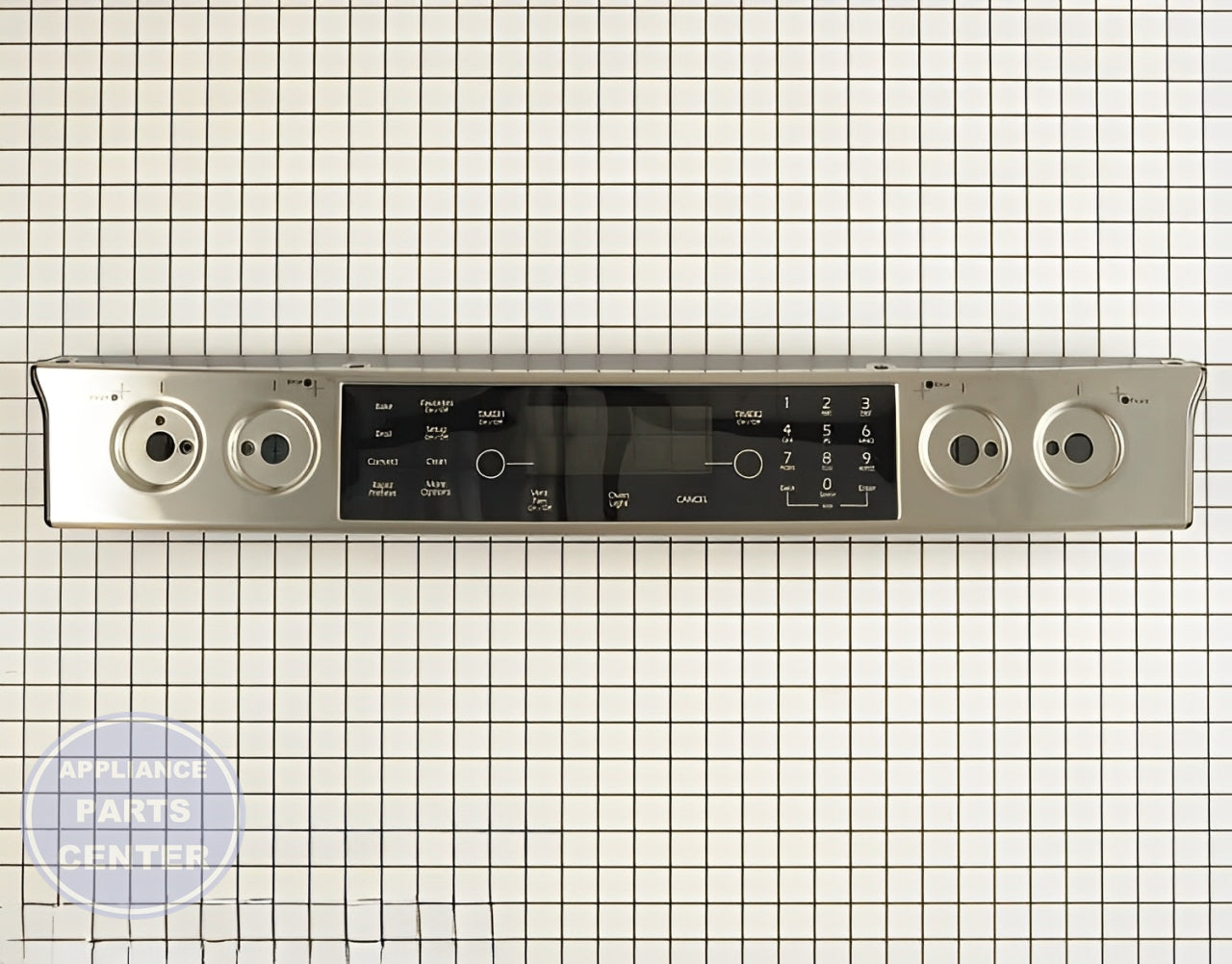 WHIRLPOOL CONTROL PANEL WPW10206071 - Main view showing intuitive touch functionality for Whirlpool Range/Stove/Oven models