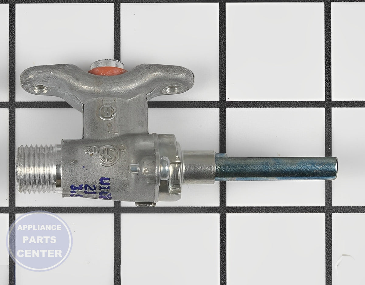 WHIRLPOOL VALVE BURNER WPW10206287 - Detailed view of gas burner & control valve technical details
