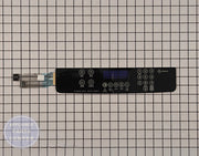 WHIRLPOOL MEMBRANE SWITCH WPW10207928 - Main view showing precise touchpad for WPL Range/Stove/Oven models