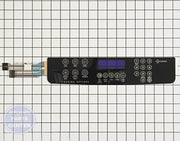 WHIRLPOOL MEMBRANE SWITCH WPW10207933 - Main view showing responsive touch controls for WPL Range/Stove/Oven models