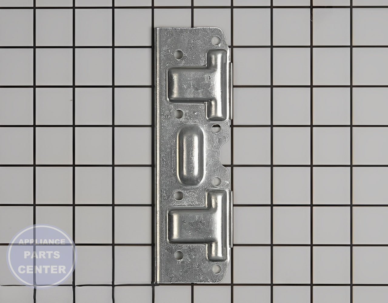 Plate WPW10208419 - Detailed view of Bracket & Flange design