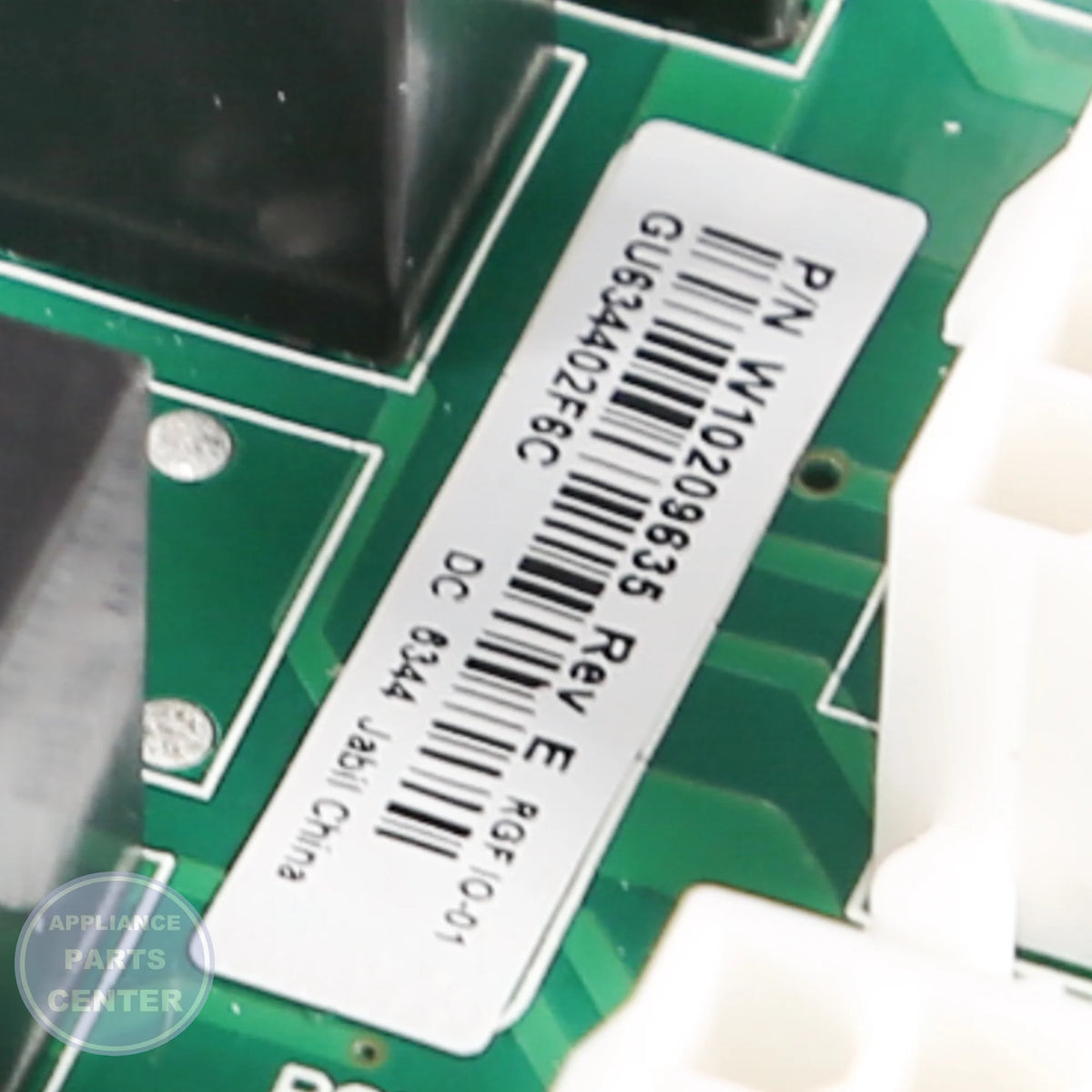 WPL CNTRL-ELEC WPW10209635 - Installation in WPL Refrigerator showing mounting points