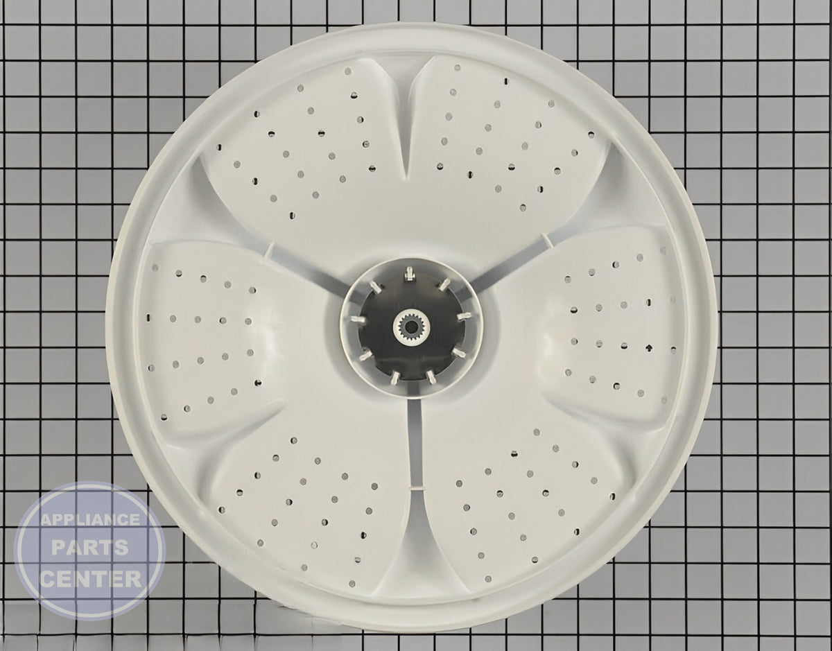WHIRLPOOL WASHPLATE WPW10215115 - Detailed view of high-quality agitator design