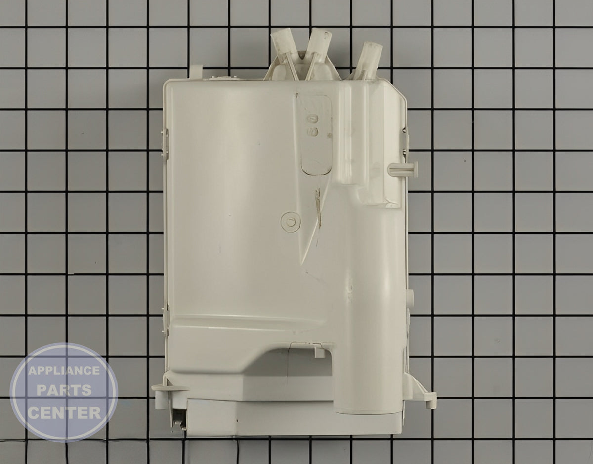 Dispenser Housing WPW10215637 - Side view with precise measurements