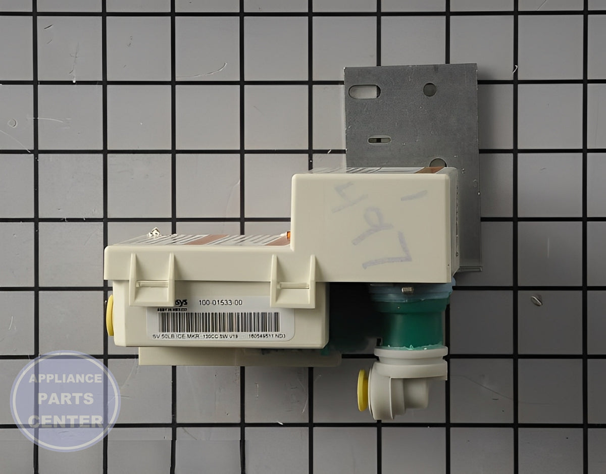 WHIRLPOOL REFRIGERATOR VALVE WPW10217917 - Main view showing water flow control for various models