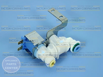 WHIRLPOOL REFRIGERATOR INLET VALVE WPW10217918 - Main view showing water flow control for Whirlpool refrigerators