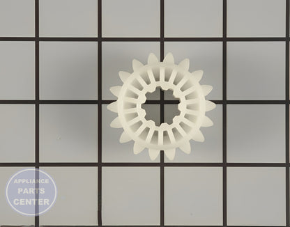 Gear WPW10221114 - Side view with dimensions: X inches in diameter and X inches in height