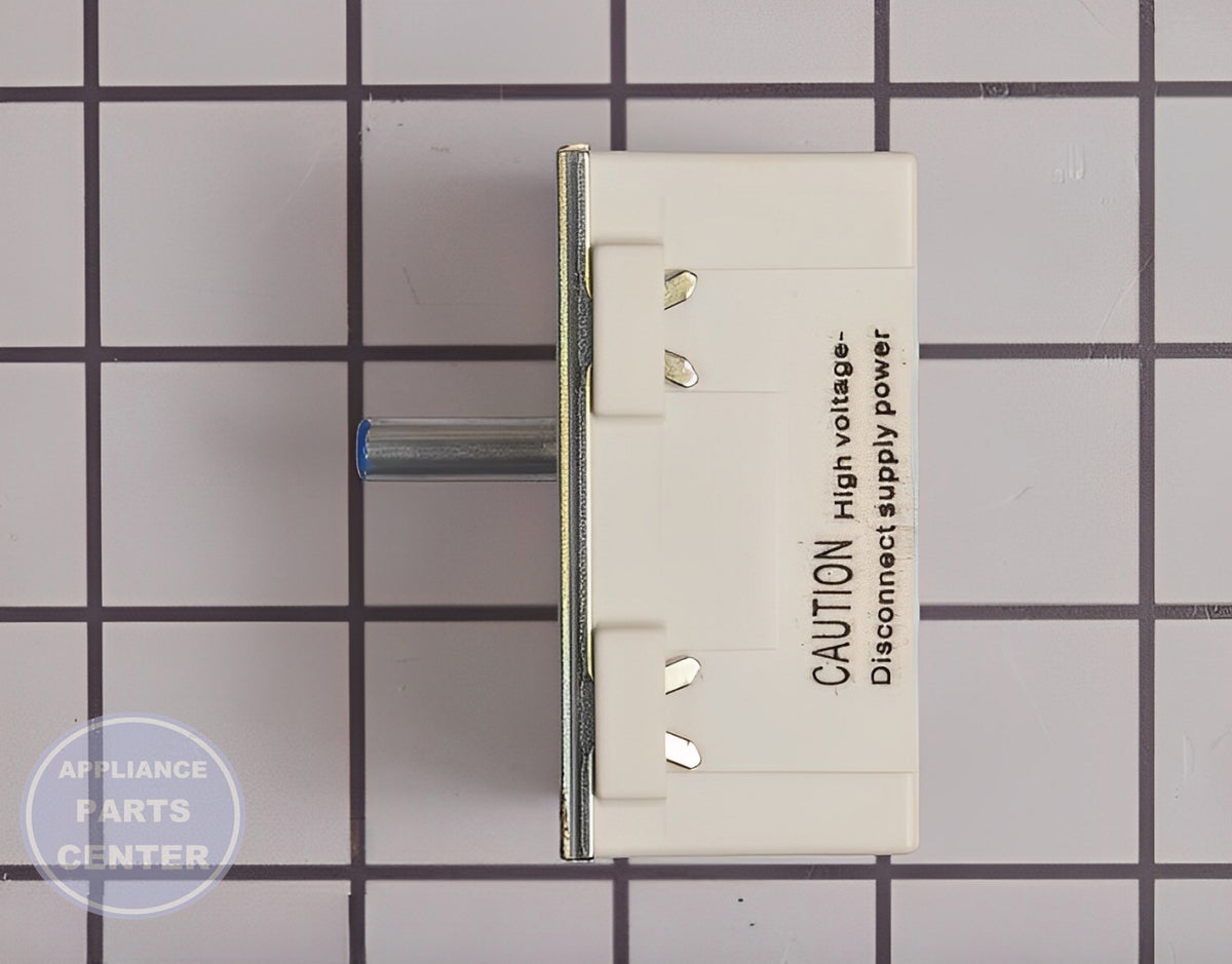 WHIRLPOOL INFINITE SWITCH WPW10222828 - Side view with precise temperature control specs