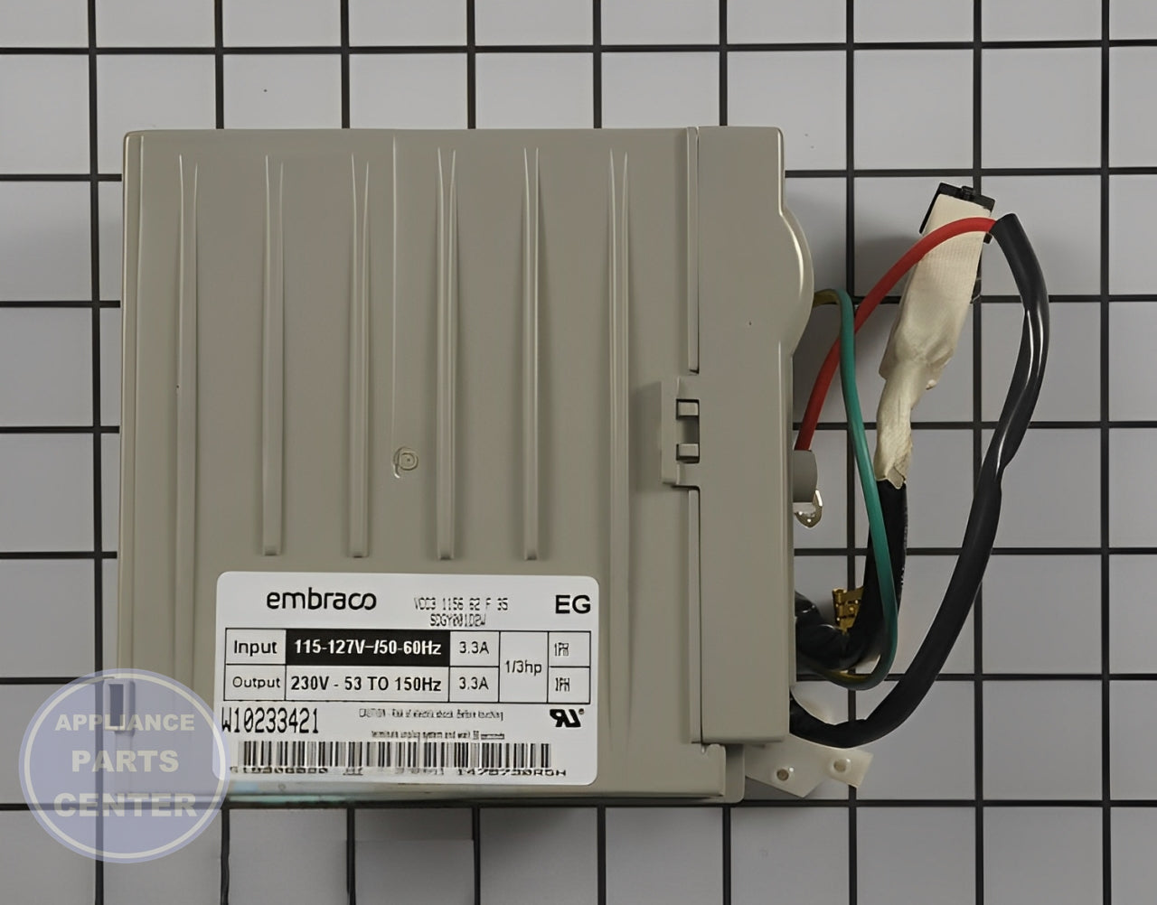 WPL INVRTR-BOX WPW10233421 - Main view showing Circuit Board & Timer for WPL Refrigerators