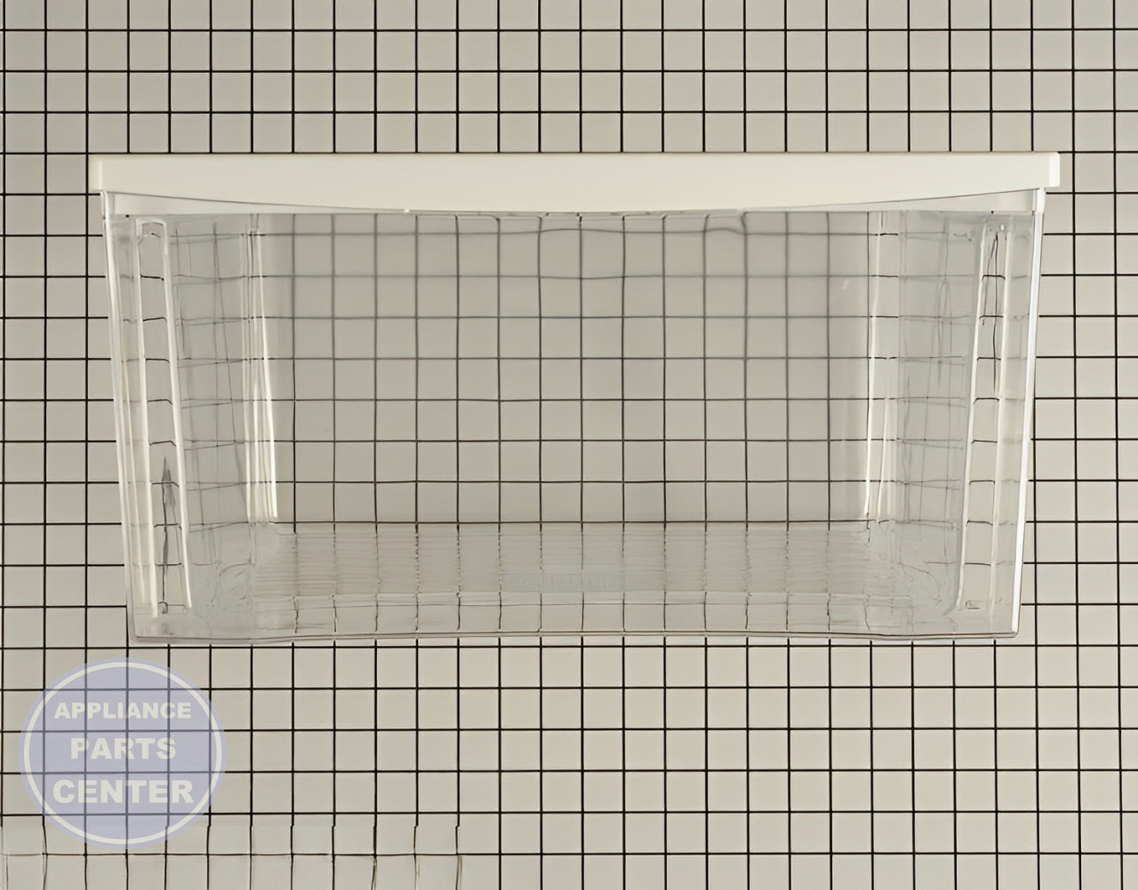 Crisper Drawer WPW10233488 - Side view with precise dimensions