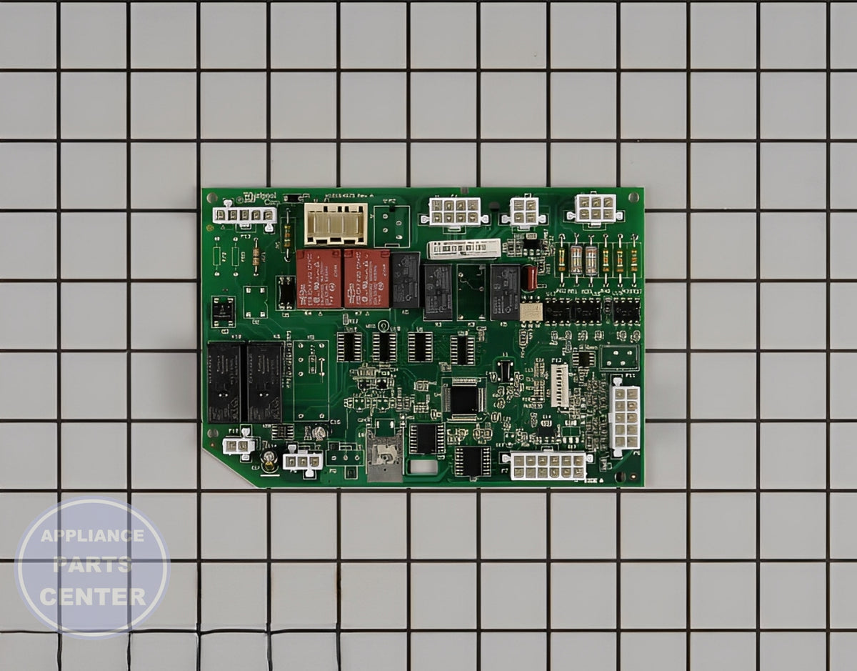 WHIRLPOOL REFRIGERATOR ELECTRONIC CONTROL BOARD WPW10235503 - Detailed view of electronic control board