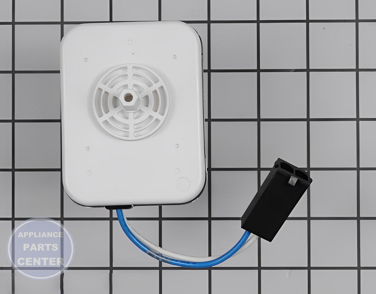 WHIRLPOOL Refrigerator Evaporator Fan Motor WPW10236142 - Detailed view of sturdy construction