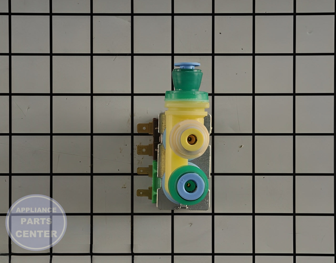 Whirlpool Water Inlet Valve WPW10238102 - Installation in Whirlpool model showing key mounting points