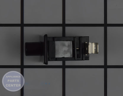 Start Switch WPW10242556 - Side view with 2.5 x 1.5 x 1 inches dimensions