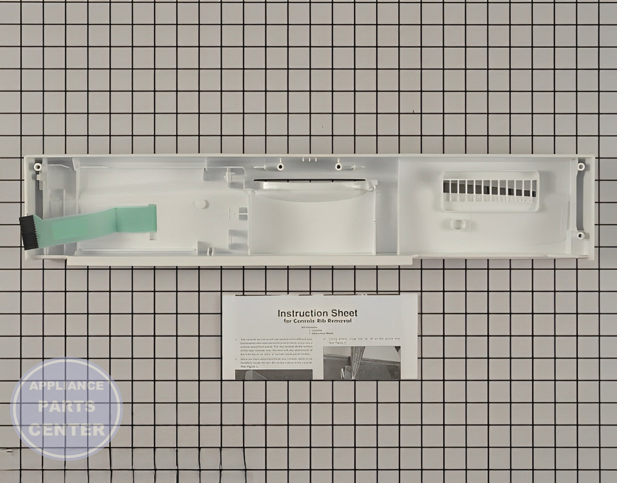 WHIRLPOOL DISHWASHER CONTROL PANEL WPW10243210 - Detailed view of touchpad technical details
