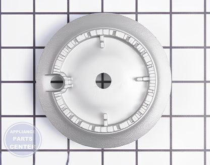 Amana Range Surface Burner Base WPW10243396 - Main view showing even heat distribution for Amana, Whirlpool, Estate models