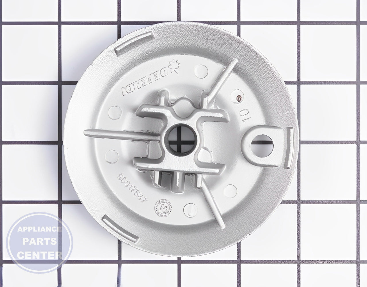 Surface Burner Base WPW10243396 - Detailed view of Gas Burner Control Valve