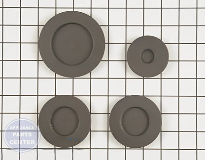 CAP-BURNER WPW10244447 - Detailed view of durable gas burner part