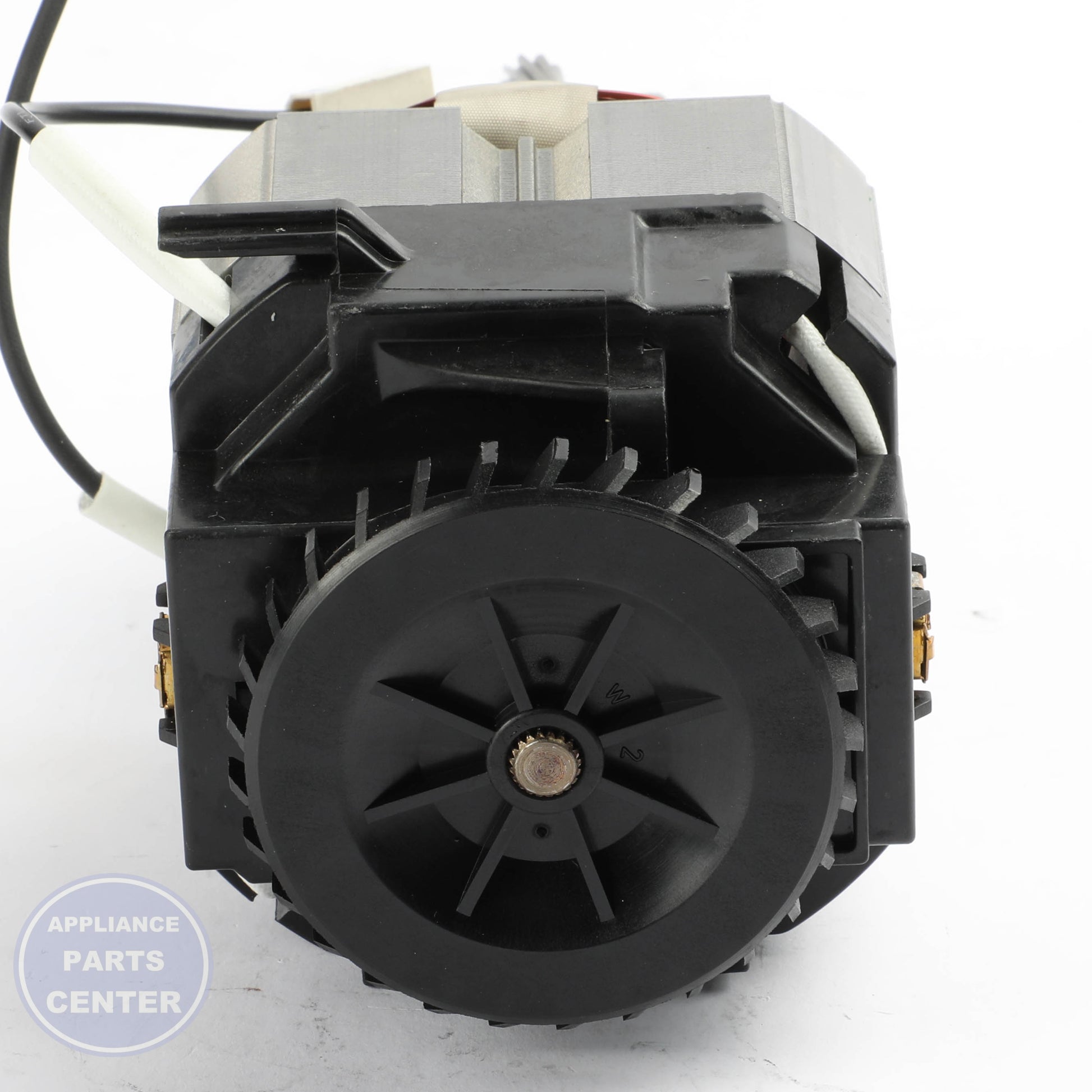 MOTOR WPW10247536 - Side view with precise measurements for optimal fit