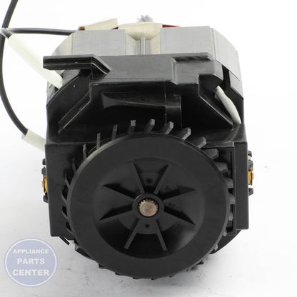 MOTOR WPW10247536 - Side view with precise measurements for optimal fit