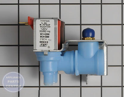 Water Inlet Valve WPW10247599 - Side view with 5-inch measurement