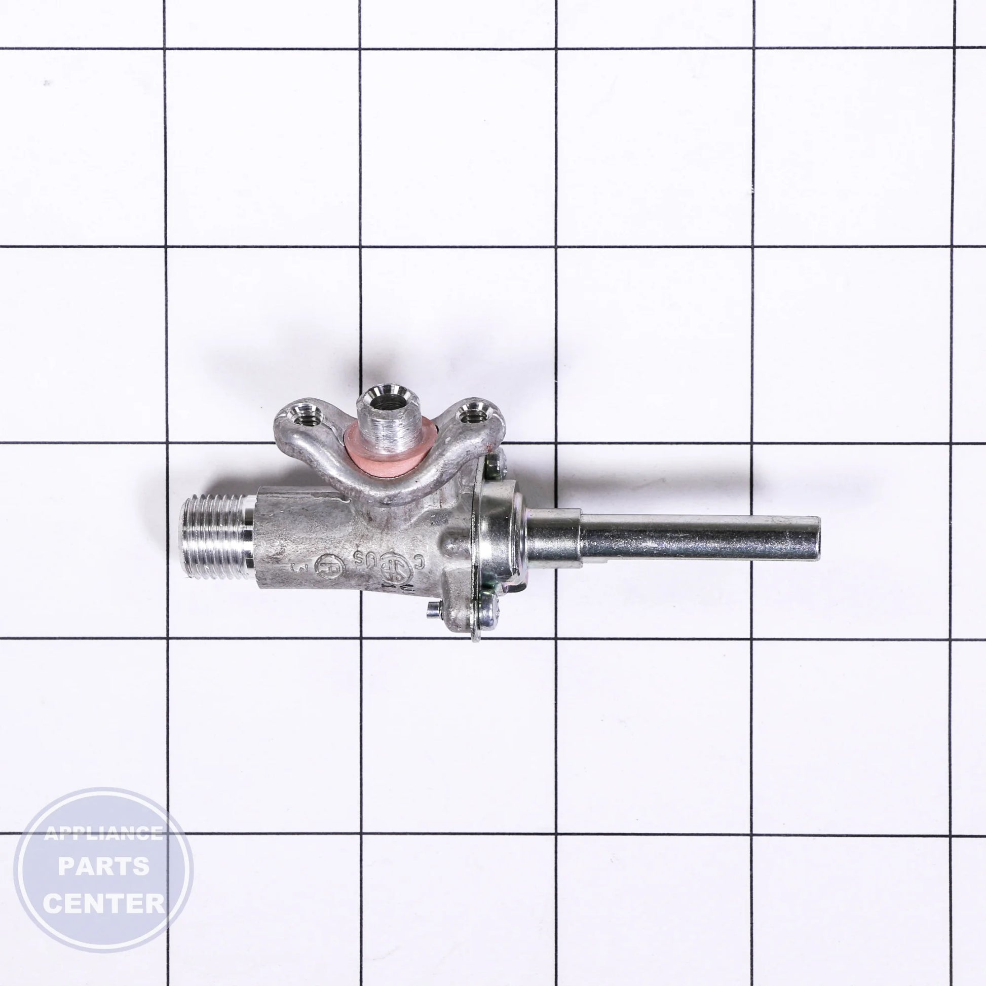 VALVE-BRNR WPW10247744 - Side view with 25,000 BTUs capacity