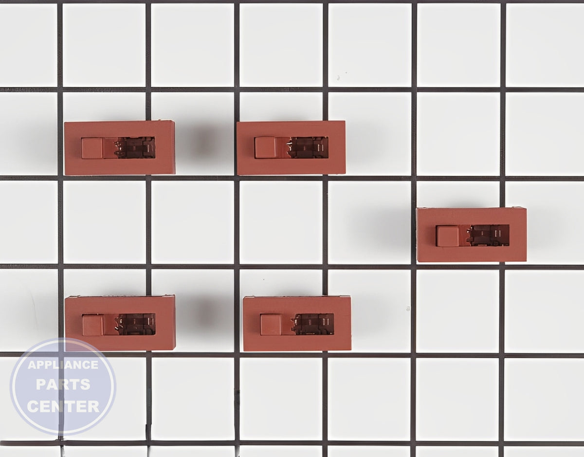Switch WPW10252122 - Side view with precise measurements