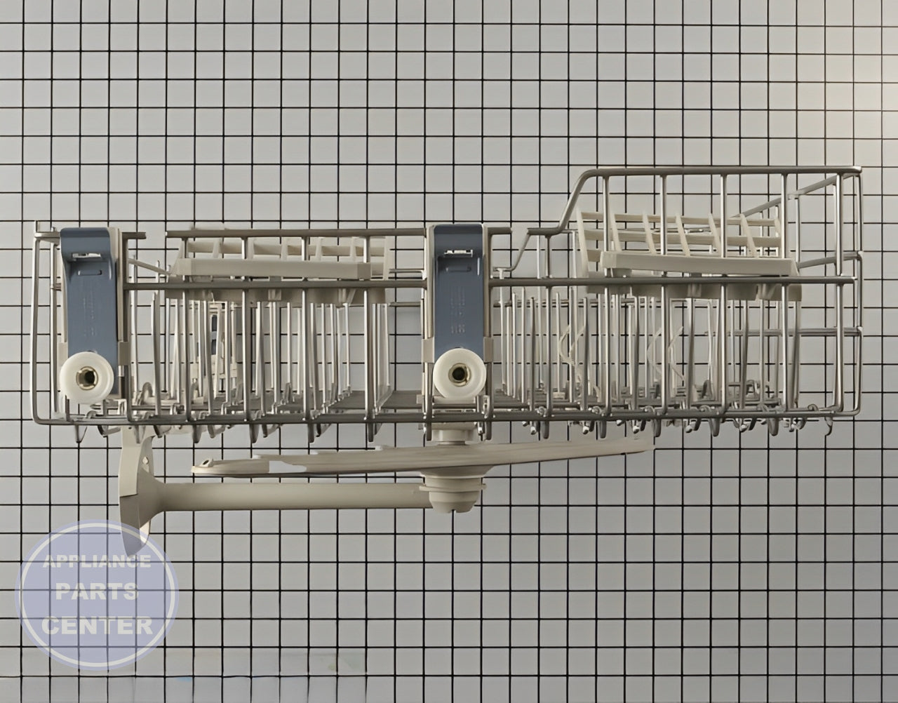 Upper Dishrack Assembly WPW10253040 - Detailed view of sturdy design for efficient dish storage